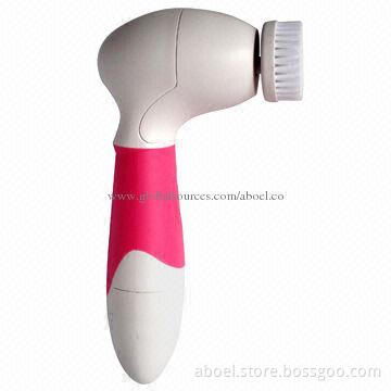 2014 New Product Face Exfoliate Brush with 4 Replacement Applicators